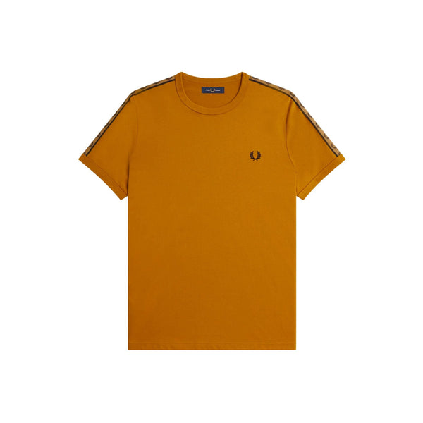 T-shirt Uomo Ringer con fettuccia Caramello Fred Perry- Francavilla Moda